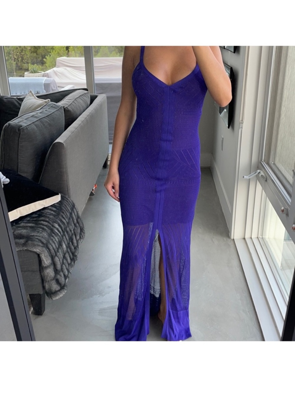 Bebe Maxi dress - purple XS